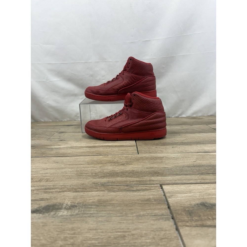 Nike Air Python Men's Size 8 US 705066-600 Red Mid Top Lace Up Athletic Shoes - Picture 3 of 10